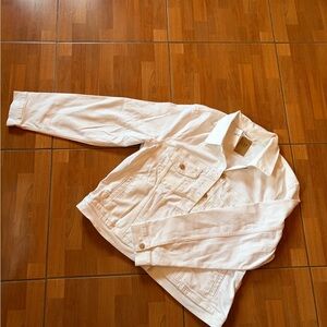 GAP White Denim Jacket